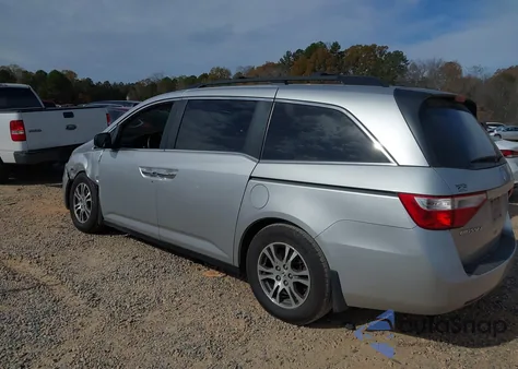2013 Honda Odyssey Ex-L из США, поврежденный, VIN 5FNRL5H64DB086635